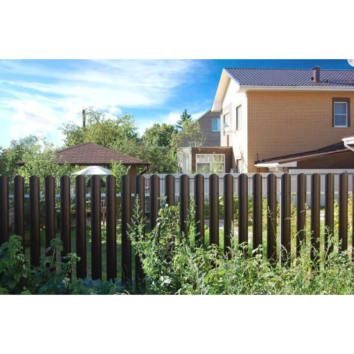 Штакетник М-образный А фигурный Grand Line 0,4 Полиэстер RAL 7004 Сигнальный Серый